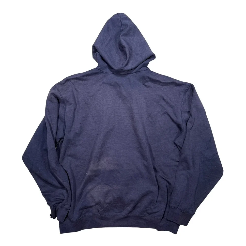 Vintage Carhartt Hoodie‎ 2XLT Navy Pullover Thrashed Distressed Faded 90s Grunge